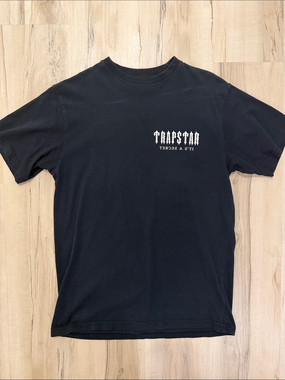 TRAPSTAR Black Short-Sleeve Logo Tee